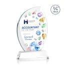 Wichita VividPrint&trade; Award on Newhaven Base - Clear