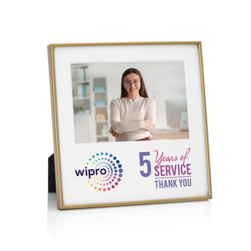 Corporate Gifts - Picture Frames - Blakely VividPrint™ Frame - Gold