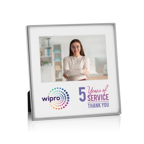 Corporate Gifts - Picture Frames - Blakely VividPrint™ Frame - Silver
