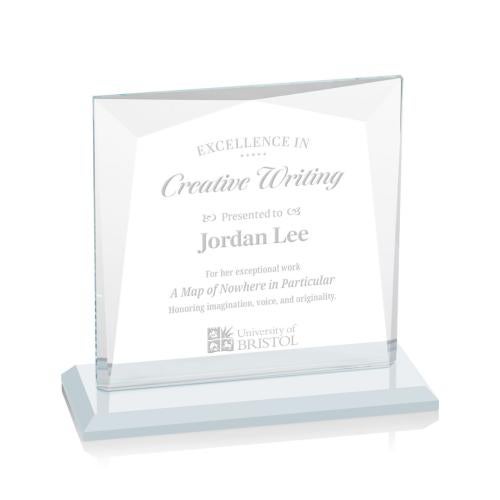 Recognition Awards - Crystal Awards - Tanner Award - White 