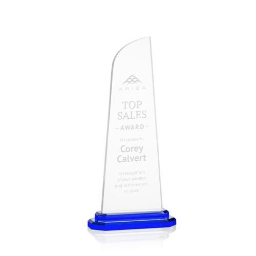 Recognition Awards - Acrylic Awards - Culver Award - Blue