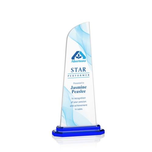 Recognition Awards - Acrylic Awards - Culver VividPrint™ Award - Blue