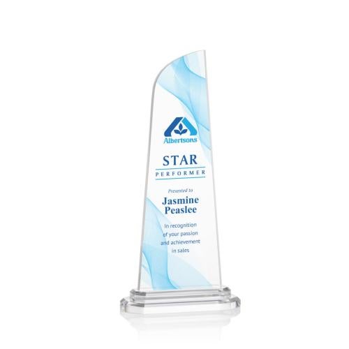 Recognition Awards - Acrylic Awards - Culver VividPrint™ Award - Clear