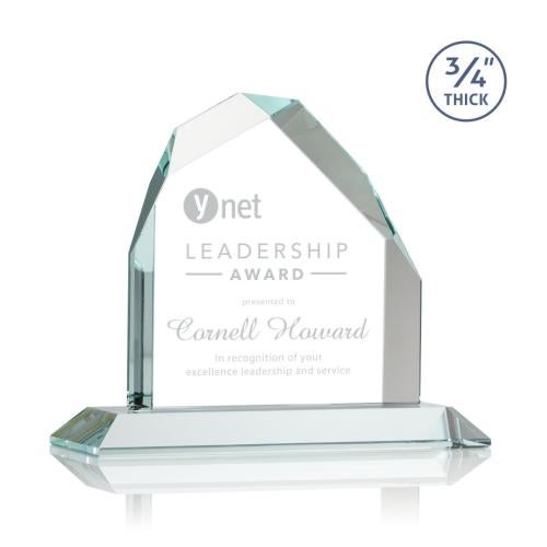 Recognition Awards - Crystal Awards - Austere Peak Award - Clear