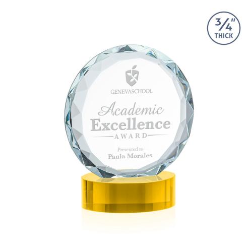 Recognition Awards - Crystal Awards - Centura Award on Alberton Base - Gold