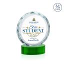 Centura VividPrint&trade; Award on Alberton Base - Green