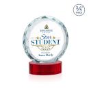 Centura VividPrint&trade; Award on Alberton Base - Red