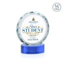 Centura VividPrint&trade; Award on Alberton Base - Sky Blue