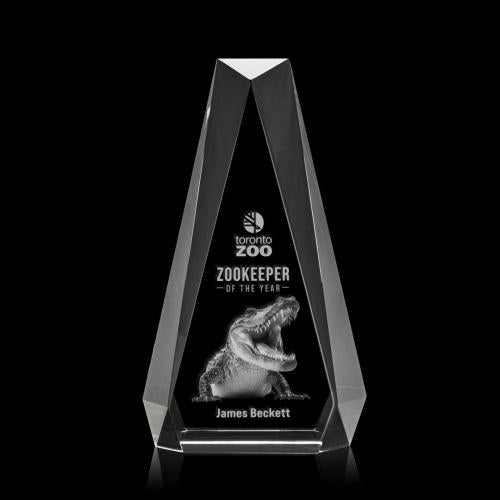 Recognition Awards - Crystal Awards - Carmel 3D Award - Clear