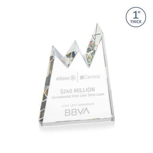 Recognition Awards - Crystal Awards - Alpine Award - Clear