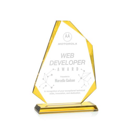 Recognition Awards - Crystal Awards - Hillmont Award - Gold