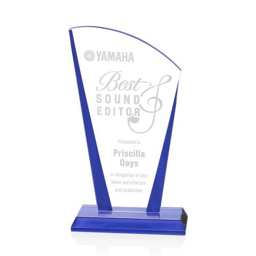 Recognition Awards - Crystal Awards - Merivale Award - Blue