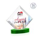 Belaire VividPrint&trade; Award on Alberton Base - Green