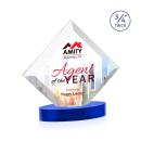 Belaire VividPrint&trade; Award on Alberton Base - Blue