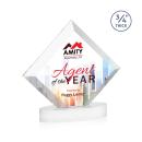 Belaire VividPrint&trade; Award on Alberton Base - White