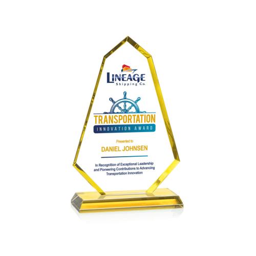 Recognition Awards - Crystal Awards - Pearson VividPrint™ Award - Gold