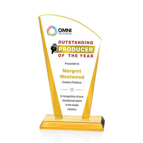 Recognition Awards - Crystal Awards - Merivale VividPrint™ Award - Gold