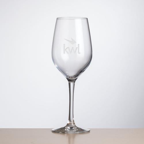 Corporate Gifts - Barware - Wine & Champagne - Wine Glasses - Lethbridge Wine - Deep Etch