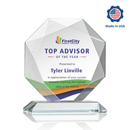 Recognition Awards - Crystal Awards - Bradford VividPrint™ Award