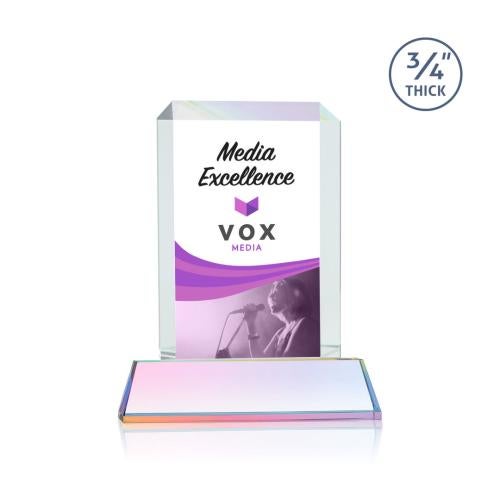 Recognition Awards - Crystal Awards - Dalton VividPrint™ Award on Newhaven - Prismatic