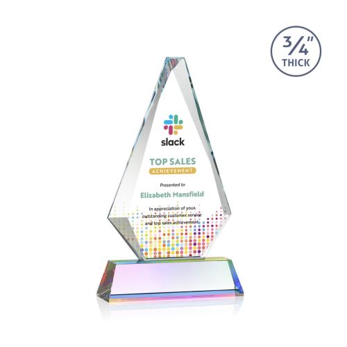 Recognition Awards - Crystal Awards - Windsor VividPrint™ Award on Newhaven - Prismatic