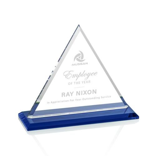 Recognition Awards - Crystal Awards - Dresden Award - Blue