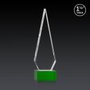 Springfield 3D Award on Hancock Base - Green Alt Image 1