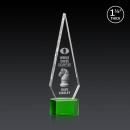 Springfield 3D Award on Paragon Base - Green