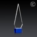 Springfield 3D Award on Paragon Base - Blue Alt Image 1