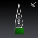 Springfield 3D Award on Robson Base - Green