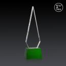 Springfield 3D Award on Robson Base - Green Alt Image 1