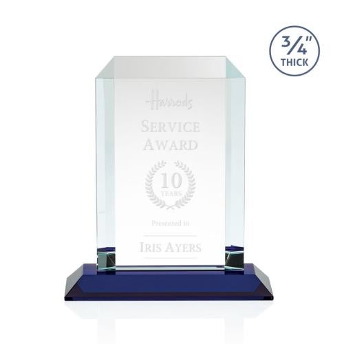 Recognition Awards - Crystal Awards - Dalton Award - Blue
