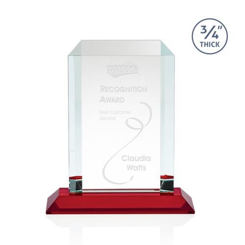 Recognition Awards - Crystal Awards - Dalton Award - Red