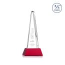 Majestic Tower Award on Newhaven Base - Red