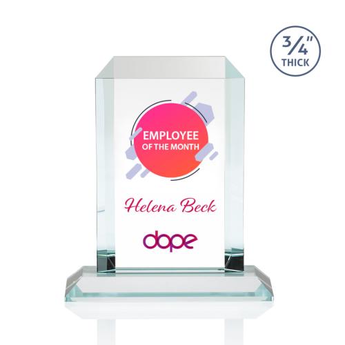 Recognition Awards - Crystal Awards - Dalton VividPrint™ Award - Clear