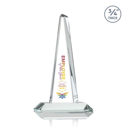 Recognition Awards - Crystal Awards - Majestic Tower VividPrint™ Award - Clear