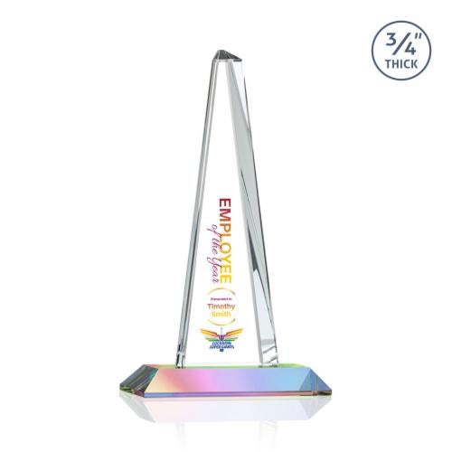 Recognition Awards - Crystal Awards - Majestic Tower VividPrint™ Award - Prismatic