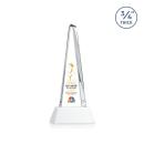 Majestic Tower VividPrint&trade; Award on Newhaven Base - White