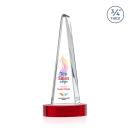 Majestic Tower VividPrint&trade; Award on Alberton Base - Red