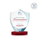 Scudo Shield VividPrint&trade; Award on Alberton Base - Red