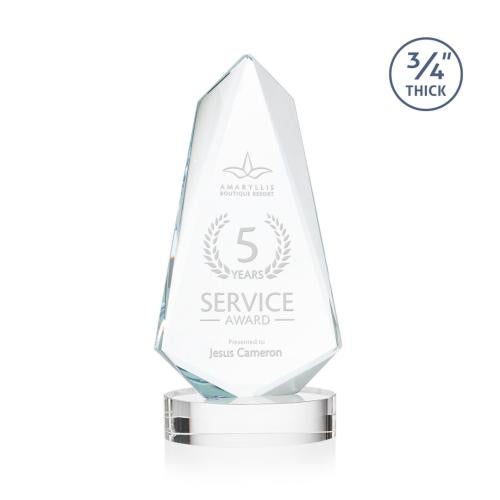 Recognition Awards - Crystal Awards - Sheridan Award on Alberton Base - Clear