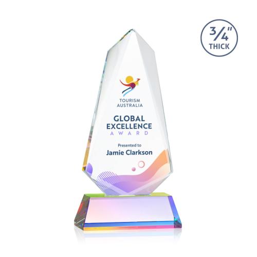 Recognition Awards - Crystal Awards - Sheridan VividPrint™ Award on Newhaven - Prismatic