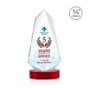 Sheridan VividPrint&trade; Award on Alberton Base - Red