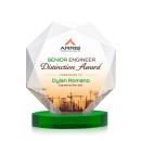 Kitchener VividPrint&trade; Award on Alberton Base - Green