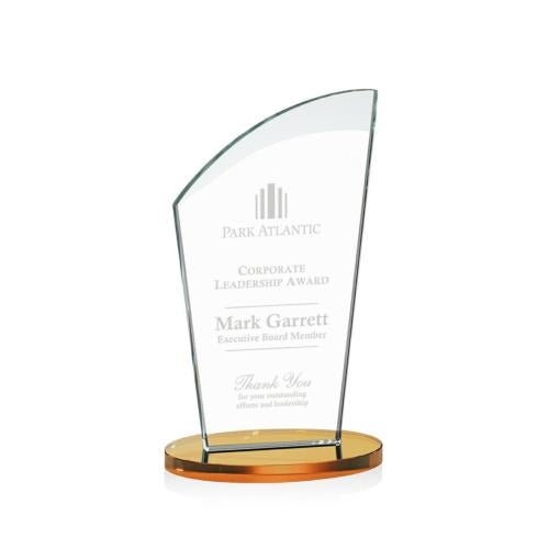 Recognition Awards - Crystal Awards - Tomkins Award - Amber