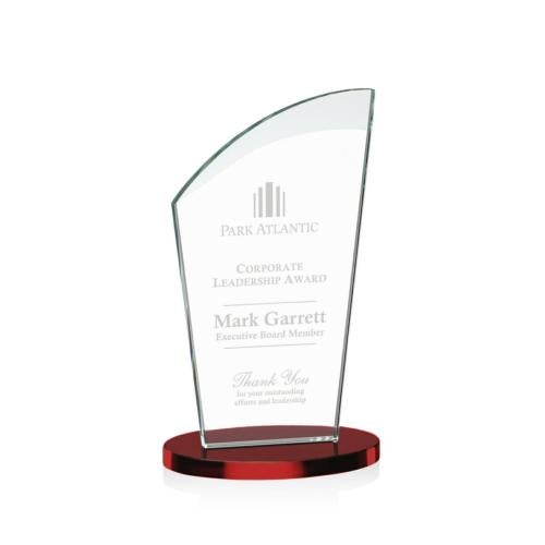 Recognition Awards - Crystal Awards - Tomkins Award - Red