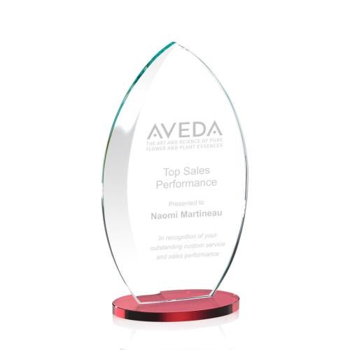 Recognition Awards - Crystal Awards - Windermere Award - Red