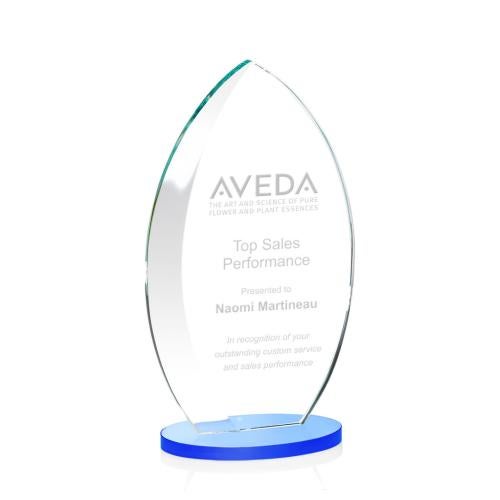 Recognition Awards - Crystal Awards - Windermere Award - Sky Blue