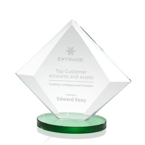 Recognition Awards - Crystal Awards - Teston Award - Green
