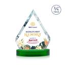 Apex VividPrint&trade; Award on Alberton Base - Green